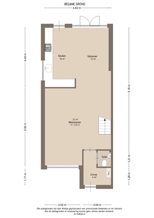 Floorplan - De Brink 16, 4152 GA Rhenoy